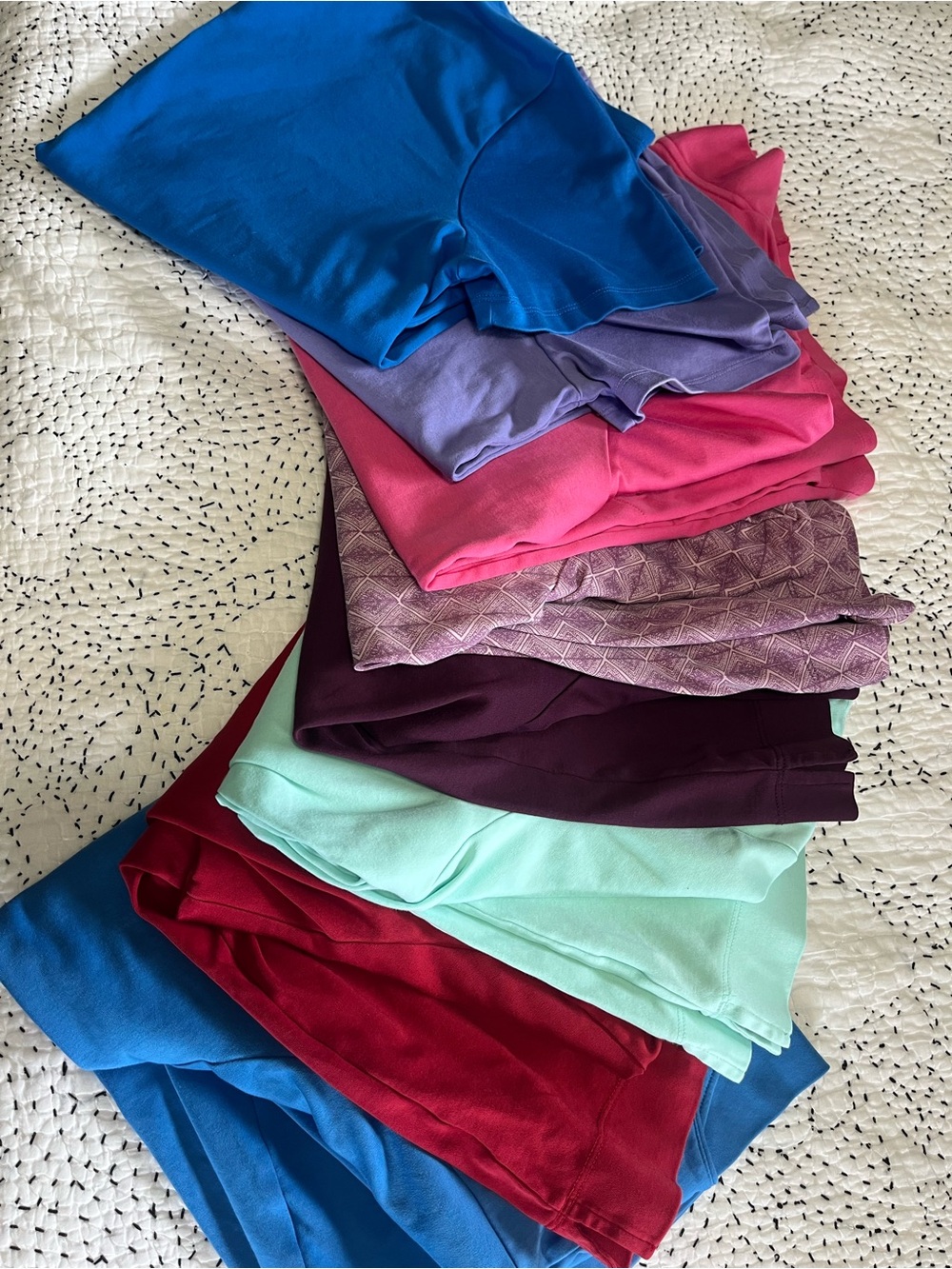 LL Bean Womens Pima Cotton Tunic 3/4 Sleeve Splitneck LOT 8 Shirts 2XL Plus $360